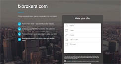 Desktop Screenshot of fxbrokers.com